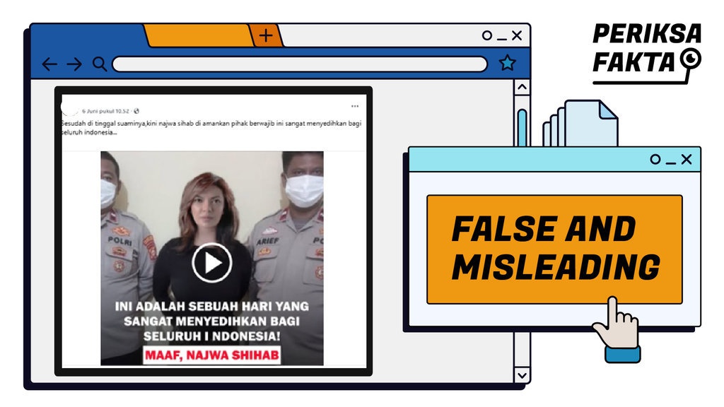 Hoaks Foto Najwa Shihab Ditangkap Polisi Hoaks Foto Najwa Shihab Ditangkap Polisi