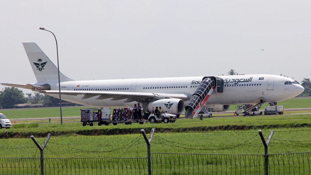 Diancam Bom, 387 Penumpang Pesawat Saudia Dipastikan Selamat Diancam Bom, 387 Penumpang Pesawat Saudia Dipastikan Selamat