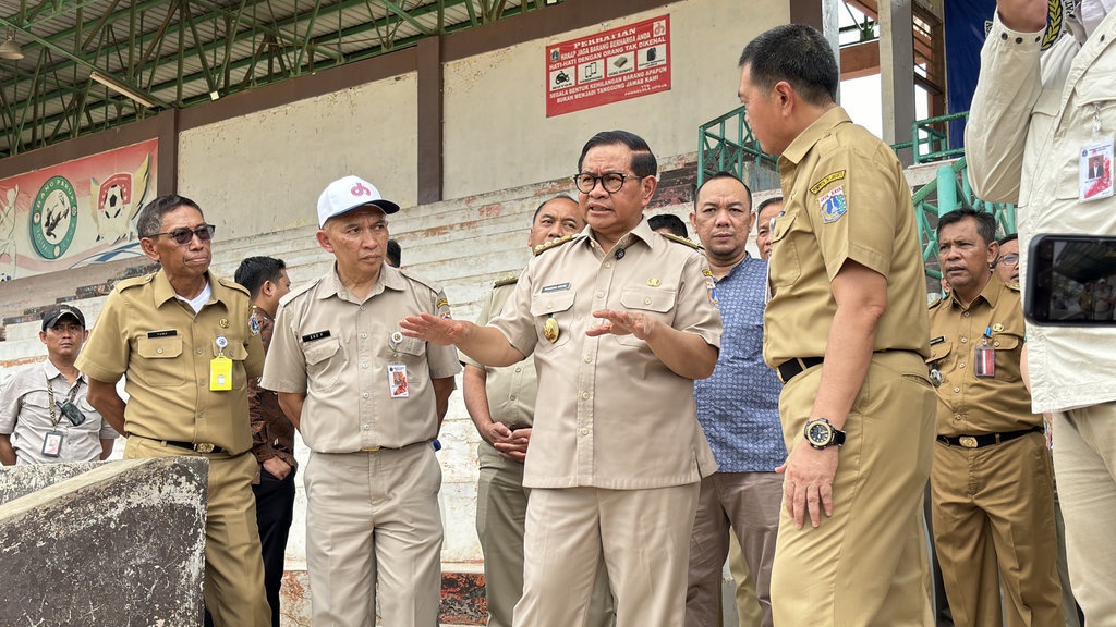 Pramono Bakal Revitalisasi Stadion Cendrawasih di Jakarta Barat