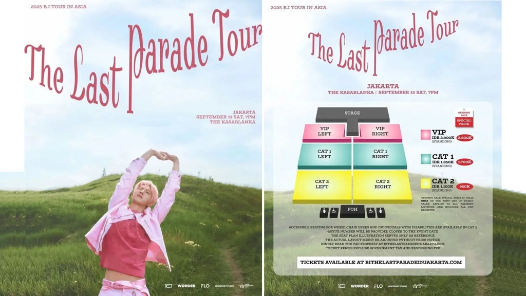 Rundown Konser B.I TOUR: The Last Parade Tour in Jakarta 2025 Rundown Konser B.I TOUR: The Last Parade Tour in Jakarta 2025
