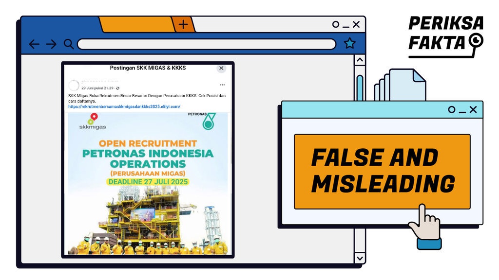 Hoaks Halaman Pendaftaran Rekrutmen SKK Migas Periode 2025 Hoaks Halaman Pendaftaran Rekrutmen SKK Migas Periode 2025
