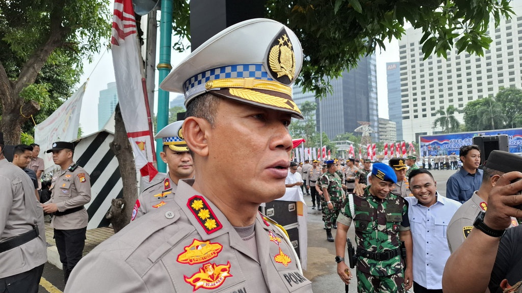 Ada Praspa TNI-Polri di Istana, Polisi Lakukan Rekayasa Lalin Ada Praspa TNI-Polri di Istana, Polisi Lakukan Rekayasa Lalin