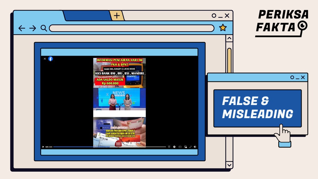 Salah, Tayangan Metro TV soal Pemberian Bansos Tanpa Syarat