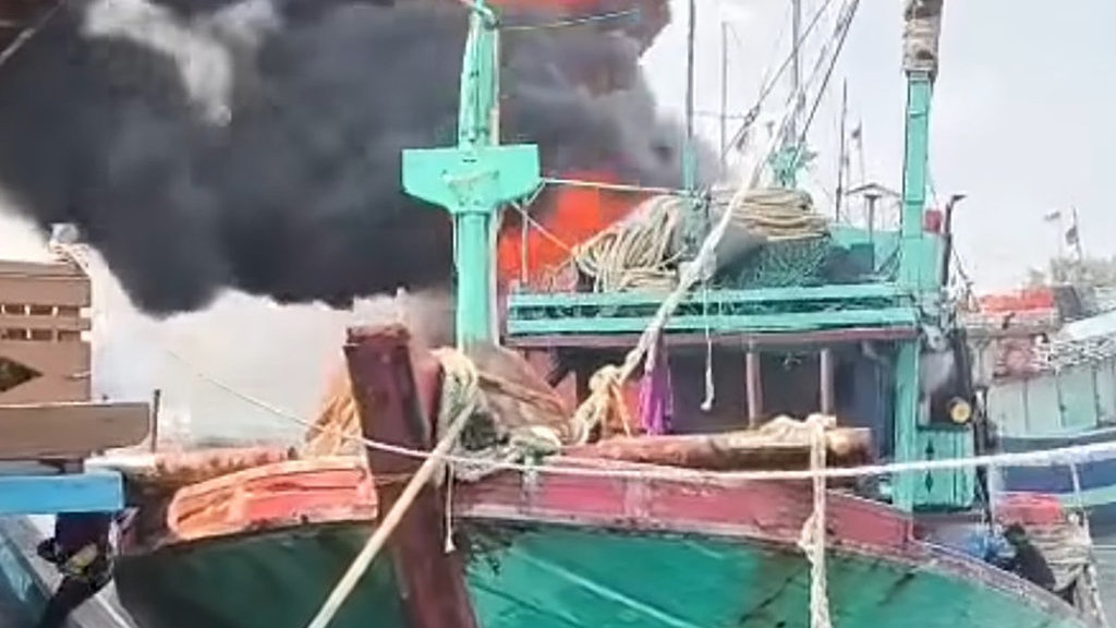 Kebakaran Kapal Terjadi Lagi di Pelabuhan Tegal, 2 Kali Sepekan