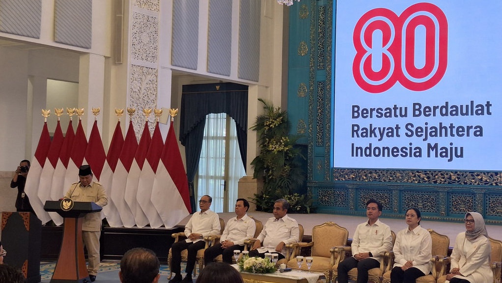 Prabowo Luncurkan Tema & Logo HUT ke-80 Republik Indonesia Prabowo Luncurkan Tema & Logo HUT ke-80 Republik Indonesia
