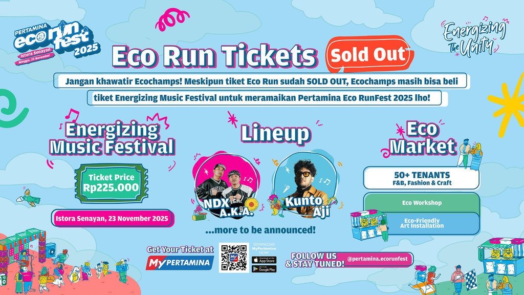 Tiket Habis Terjual, Eco Run Bawa Semangat Sustainable Living