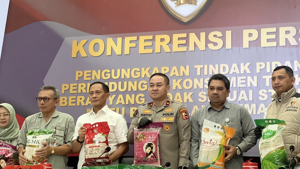 Polri Naikkan Status Kasus Beras Oplosan ke Penyidikan
