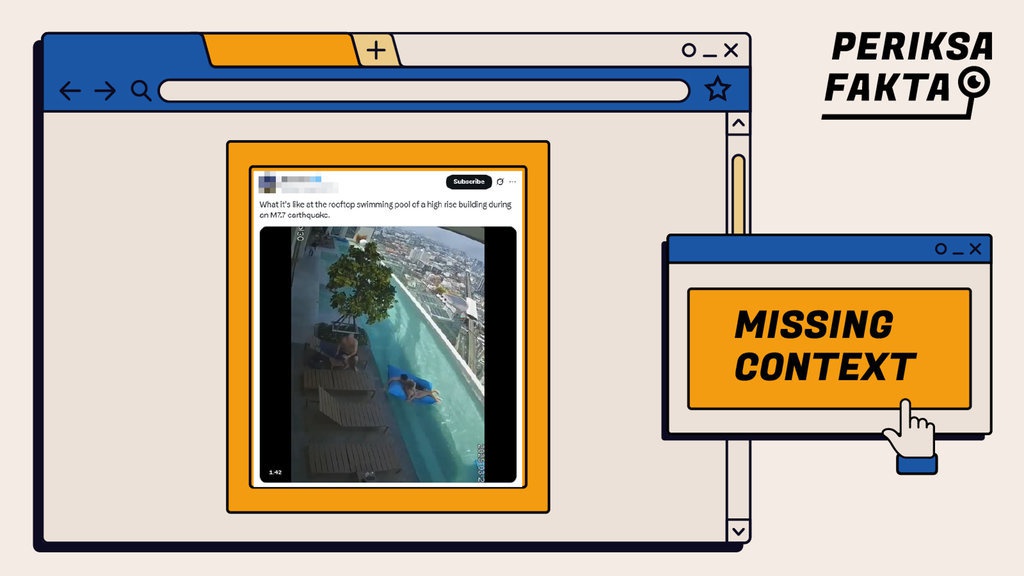 Video Guncangan Air di Kolam Renang Imbas Gempa Rusia, Apa Iya?