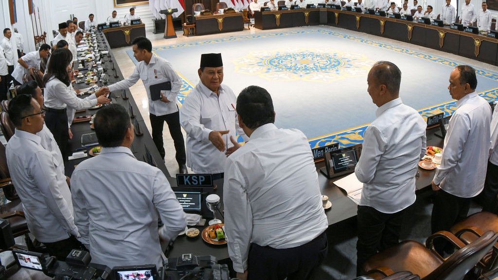 Prabowo Kumpulkan Ketum Parpol Kabinet Merah-Putih di Istana Prabowo Kumpulkan Ketum Parpol Kabinet Merah-Putih di Istana