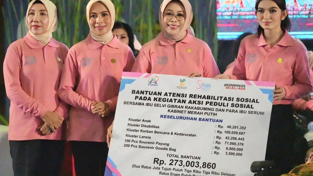 Kemensos Salurkan Total Bantuan Rp273 Juta ke Warga Muara Kamal