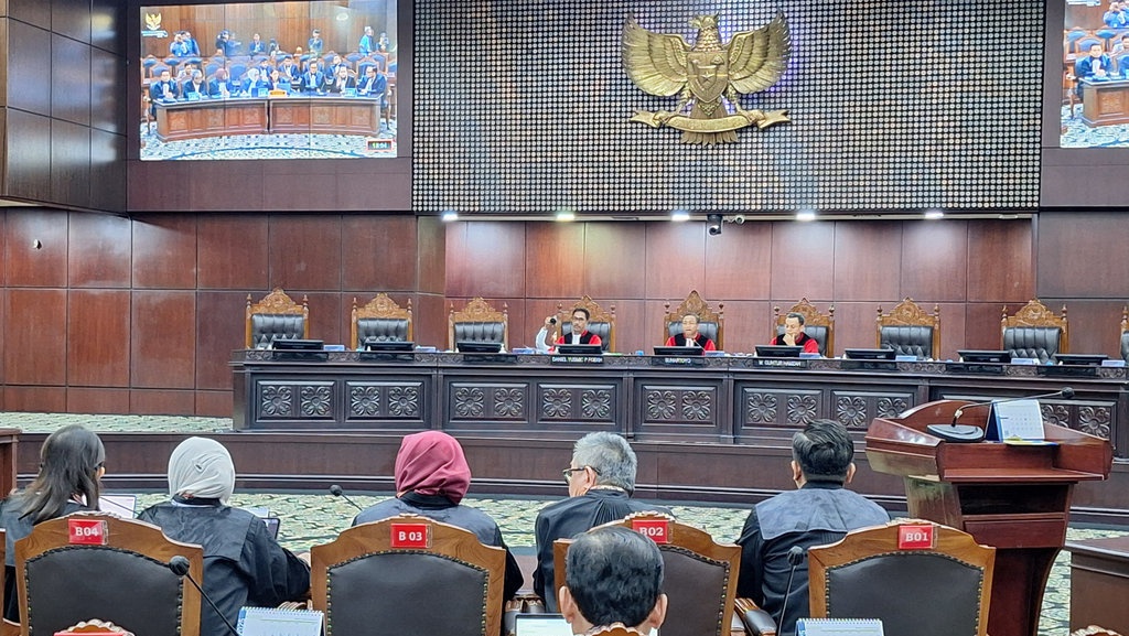 MK Tawarkan Gugatan Hasto Digabung 2 Perkara UU Tipikor Lain