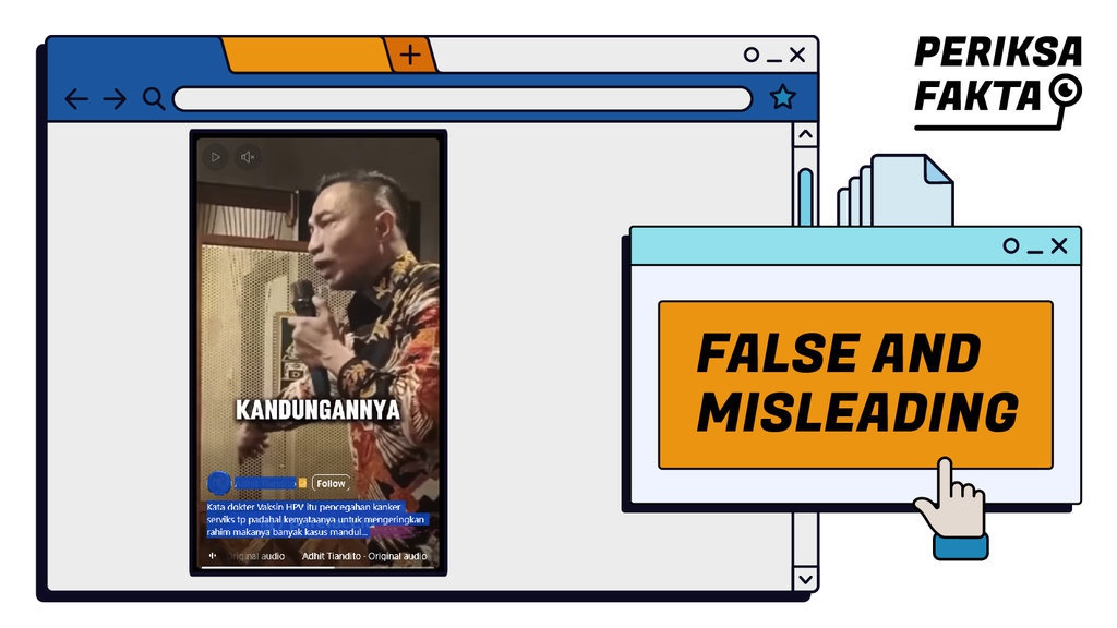 Tidak Benar Klaim Vaksin HPV Sebabkan Kemandulan Tidak Benar Klaim Vaksin HPV Sebabkan Kemandulan