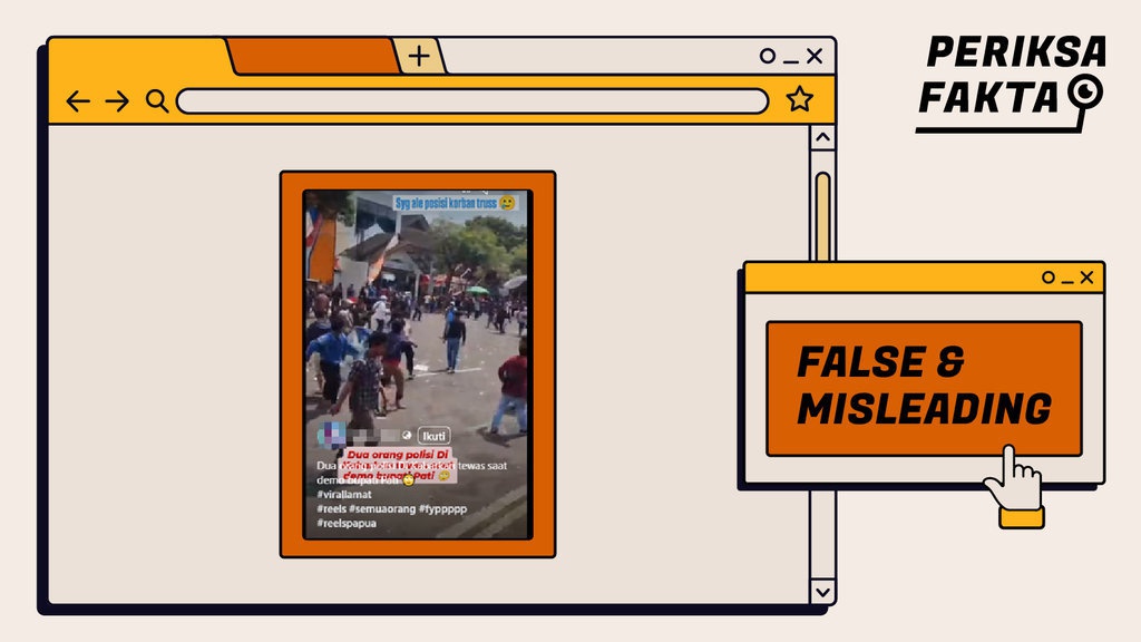 Hoaks Dua Orang Polisi Tewas Saat Amankan Demonstrasi di Pati Hoaks Dua Orang Polisi Tewas Saat Amankan Demonstrasi di Pati