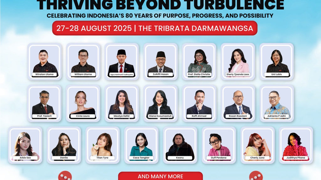 Indonesia Summit 2025 Forum Inspiratif Lintas Sektor & Generasi