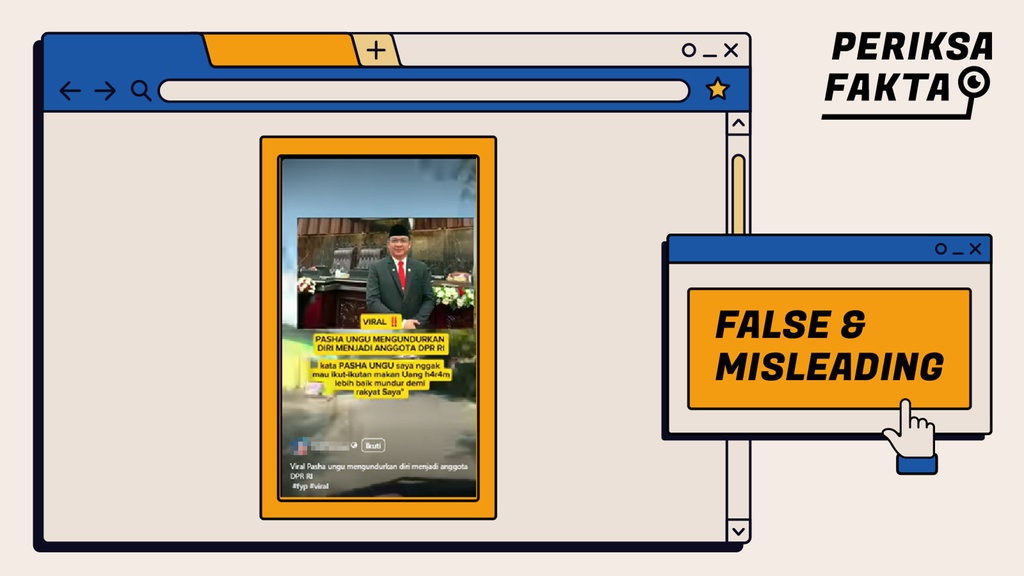 Hoaks Pasha Ungu Mengundurkan Diri dari DPR RI Hoaks Pasha Ungu Mengundurkan Diri dari DPR RI