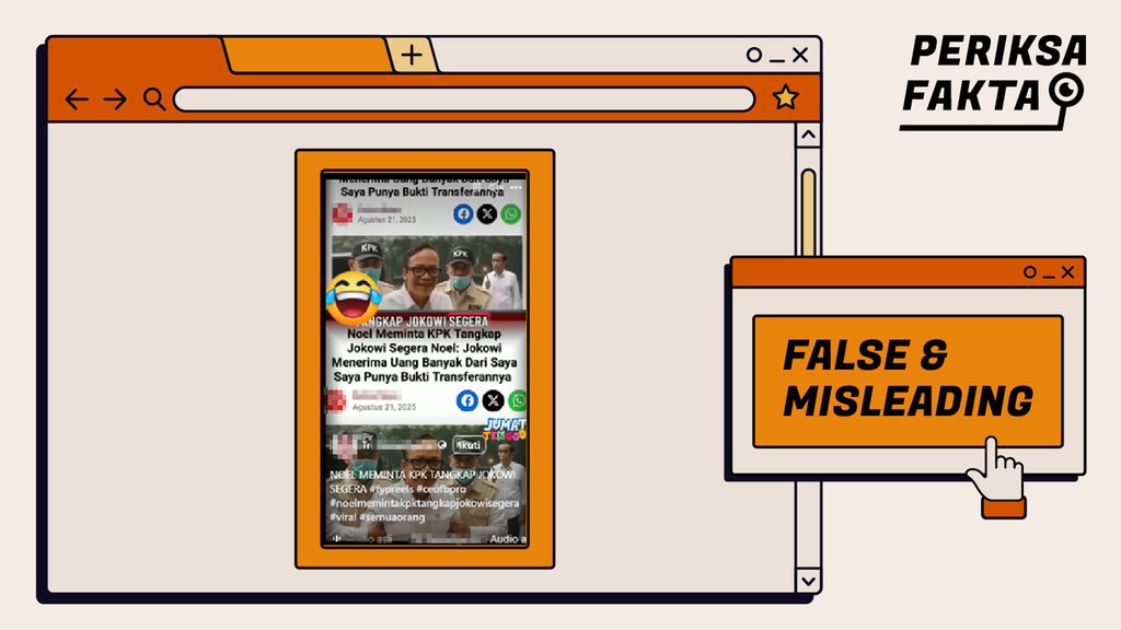 Hoaks Noel Minta KPK Segera Tangkap Jokowi Hoaks Noel Minta KPK Segera Tangkap Jokowi