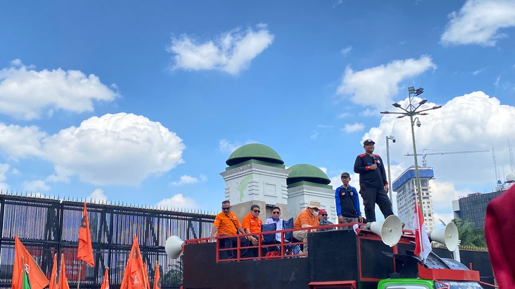 Update Info Demo Buruh Hari Ini di Jakarta: DPR Imbau ASN WFH Update Info Demo Buruh Hari Ini di Jakarta: DPR Imbau ASN WFH