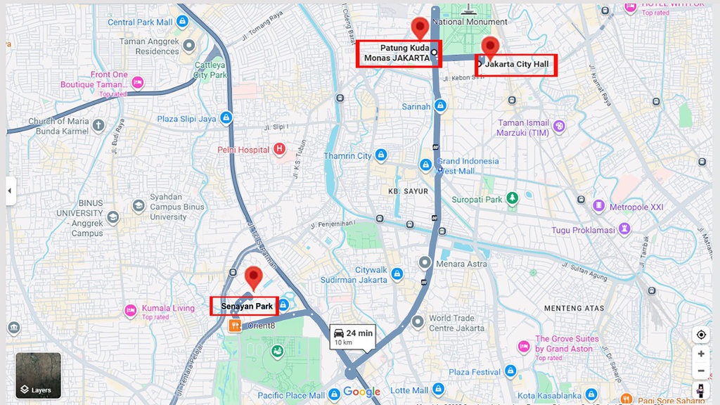 Peta Lokasi Demo Buruh Hari Ini di Jakarta & Rekayasa Lalin