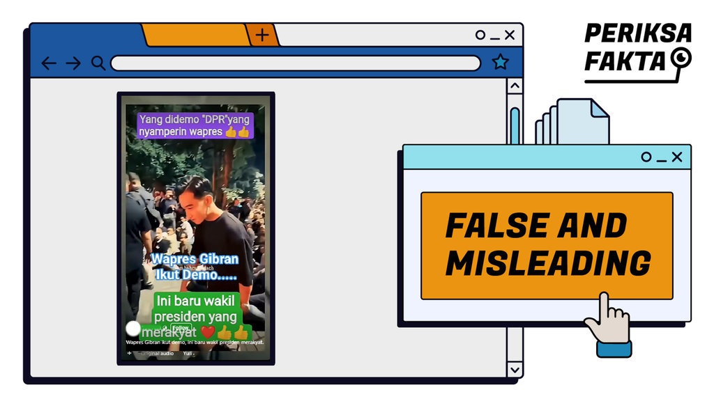 Benarkah Video Gibran Datangi Demonstran pada 29 Agustus? Benarkah Video Gibran Datangi Demonstran pada 29 Agustus?
