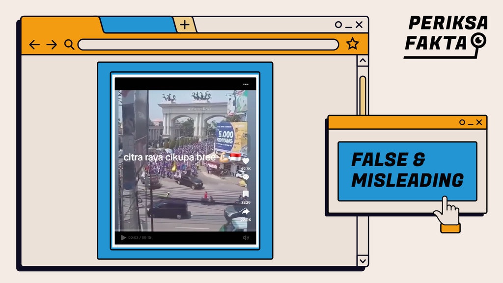 Salah, Video Konvoi Massa Aksi Demonstrasi di Tangerang Salah, Video Konvoi Massa Aksi Demonstrasi di Tangerang