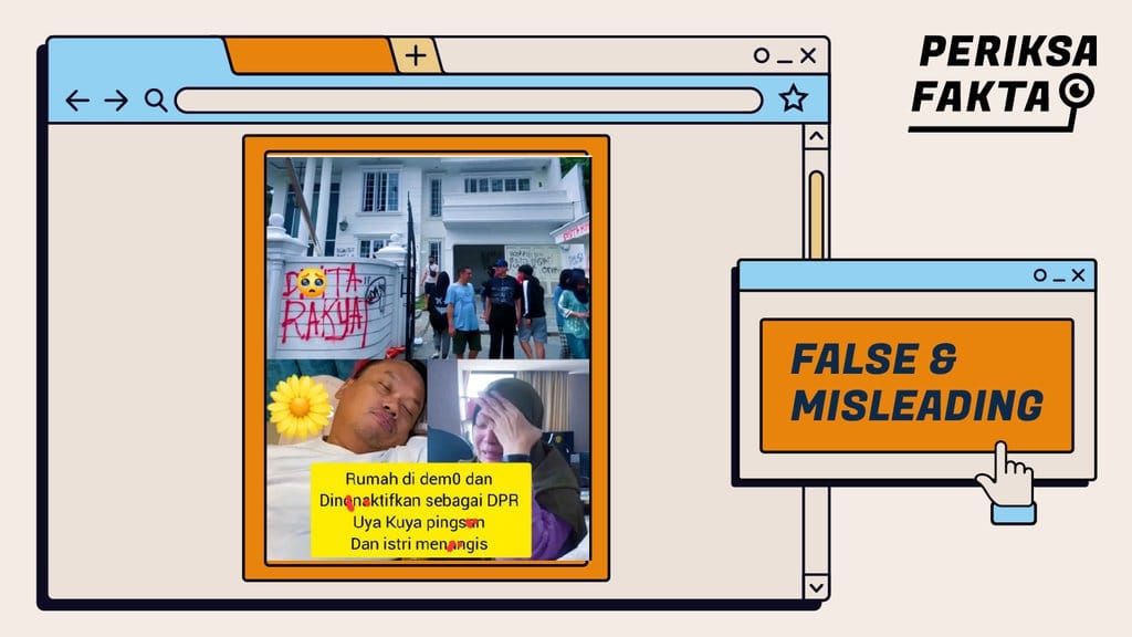 Video Istri Uya Kuya Menangis Tak Terkait Penjarahan