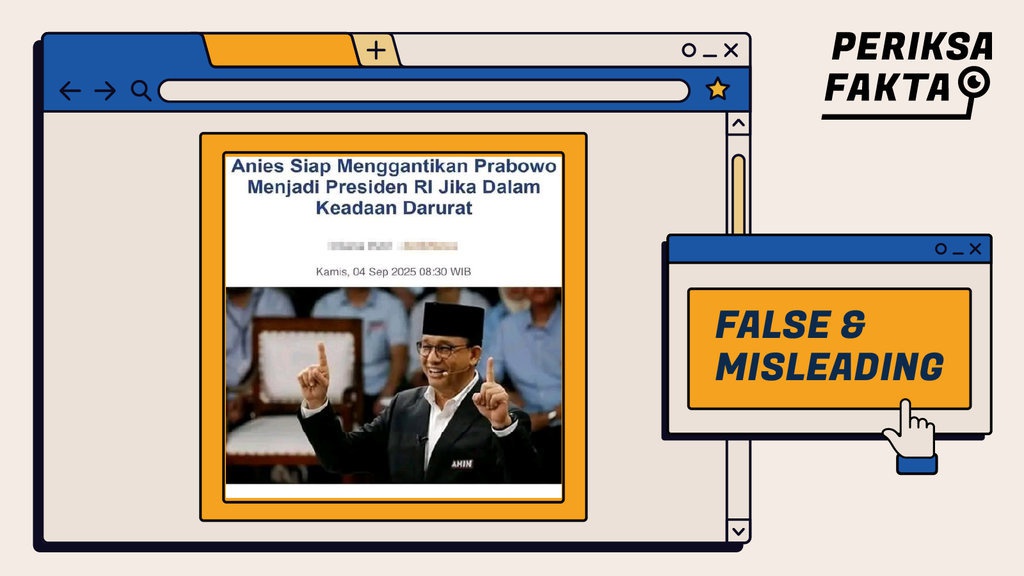 Hoaks Artikel Berita Sebut Anies Siap Gantikan Prabowo Hoaks Artikel Berita Sebut Anies Siap Gantikan Prabowo