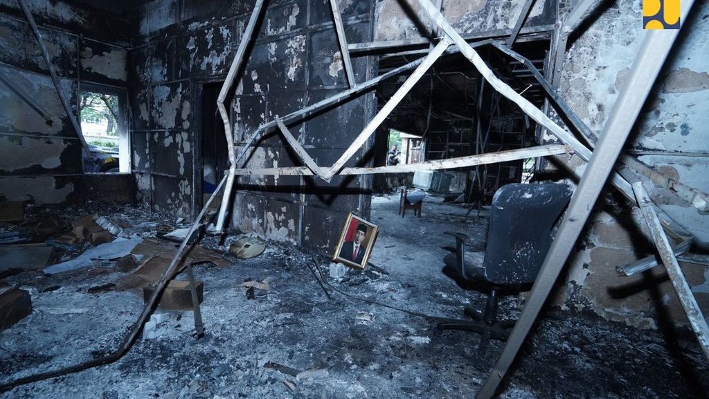 KemenPU Perbaiki 43 Bangunan Terimbas Kericuhan, Ini Daftarnya