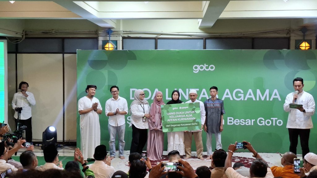 GoTo Berikan Donasi Rp150 Juta untuk Keluarga Affan Kurniawan