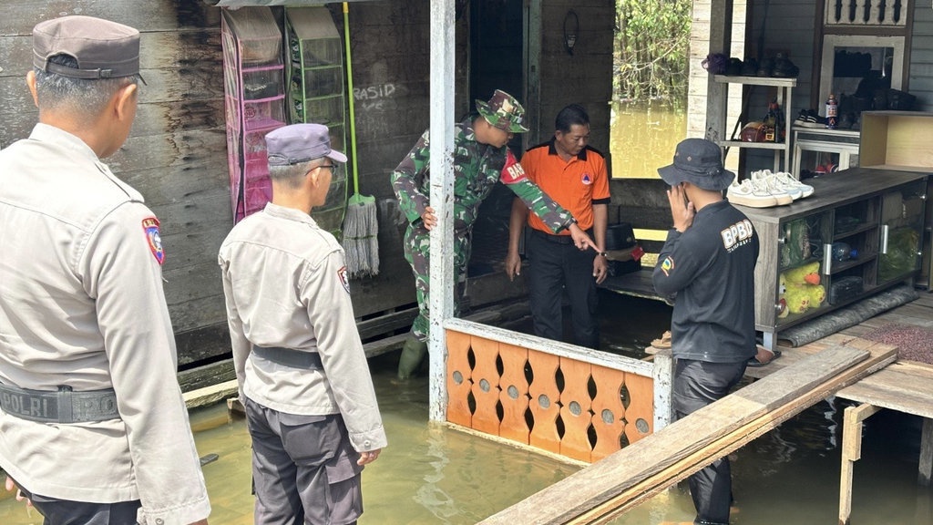 Empat Kabupaten di Kalteng Terendam Banjir, 325 KK Terdampak