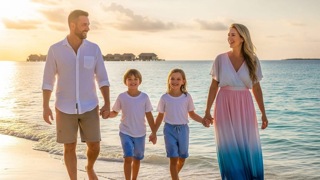 Teks Prompt Gemini AI Edit Foto Selfie di Pantai Senja Romantis