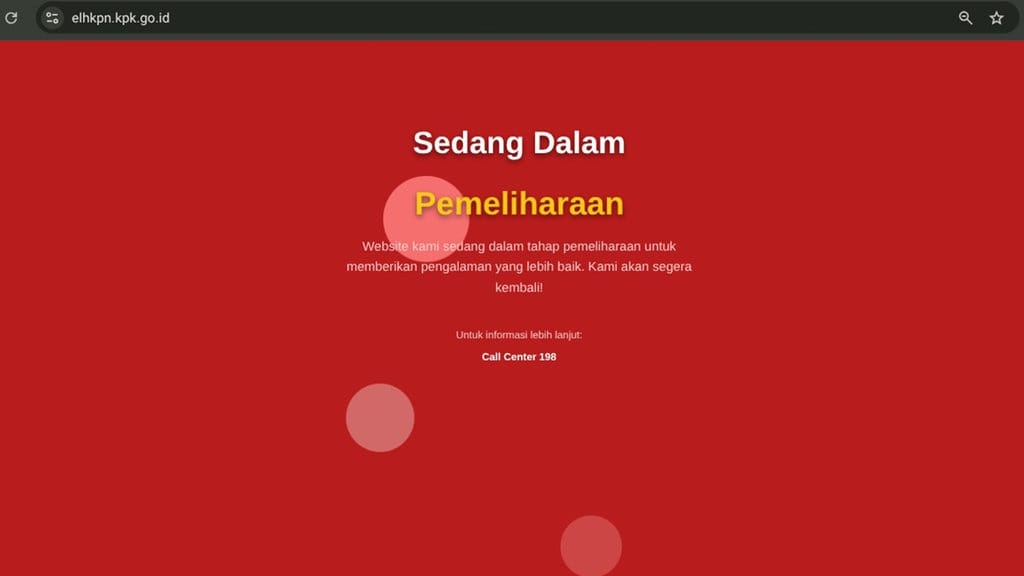 Benarkah Situs LHKPN KPK Error & Tidak Bisa Diakses, Ada Apa? Benarkah Situs LHKPN KPK Error & Tidak Bisa Diakses, Ada Apa?