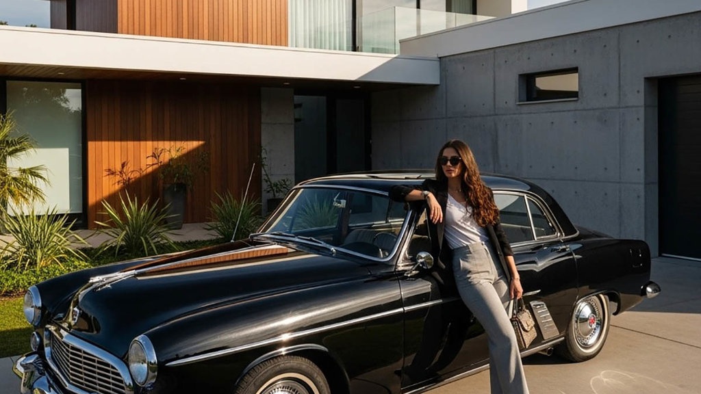 Contoh Prompt Gemini AI Foto di Mobil Depan Rumah yang Keren Contoh Prompt Gemini AI Foto di Mobil Depan Rumah yang Keren