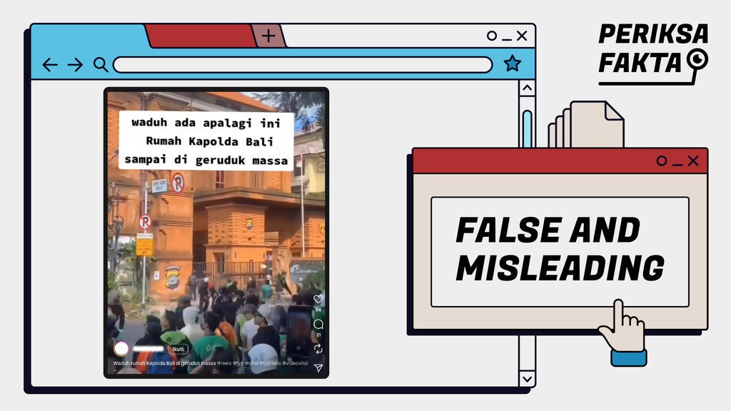 Tidak Benar Video Rumah Kapolda Bali Digeruduk Massa Tidak Benar Video Rumah Kapolda Bali Digeruduk Massa