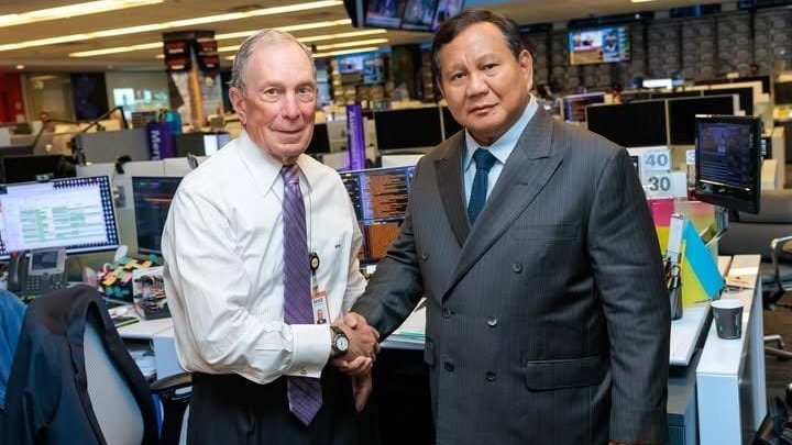 Prabowo Bertemu Michael Bloomberg Bahas Investasi Energi Bersih Prabowo Bertemu Michael Bloomberg Bahas Investasi Energi Bersih