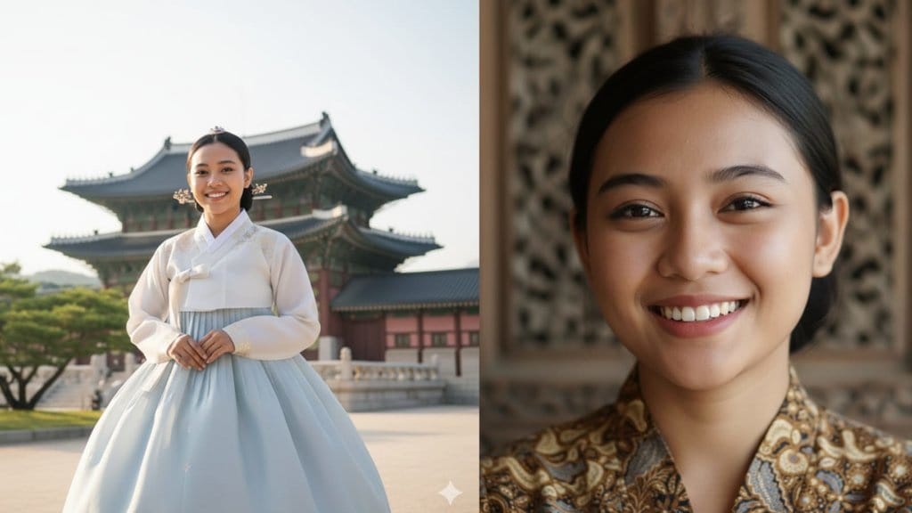 Contoh Prompt AI Foto Pake Hanbok Korea yang Elegan dan Estetik Contoh Prompt AI Foto Pake Hanbok Korea yang Elegan dan Estetik