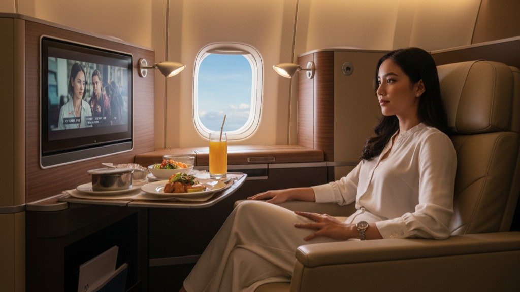 5 Contoh Prompt AI First Class Pesawat yang Bikin Foto Keren 5 Contoh Prompt AI First Class Pesawat yang Bikin Foto Keren