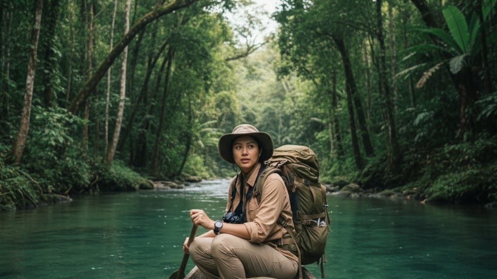 5 Prompt AI Edit Foto Gaya Wanita Petualang Pemberani