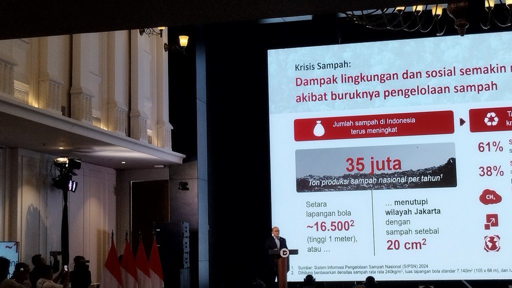 CEO Danantara: Sampah RI Setara 16.500 Lapangan Bola Tiap Tahun CEO Danantara: Sampah RI Setara 16.500 Lapangan Bola Tiap Tahun