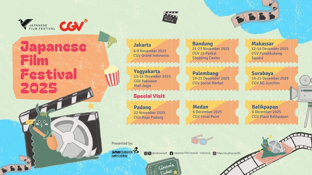 Japanese Film Festival 2025 Hadir di 9 Kota dengan 15 Film Japanese Film Festival 2025 Hadir di 9 Kota dengan 15 Film