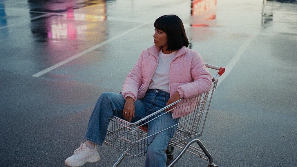 Prompt Gemini AI Foto di Troli Belanjaan, Keren, & Sempat Viral