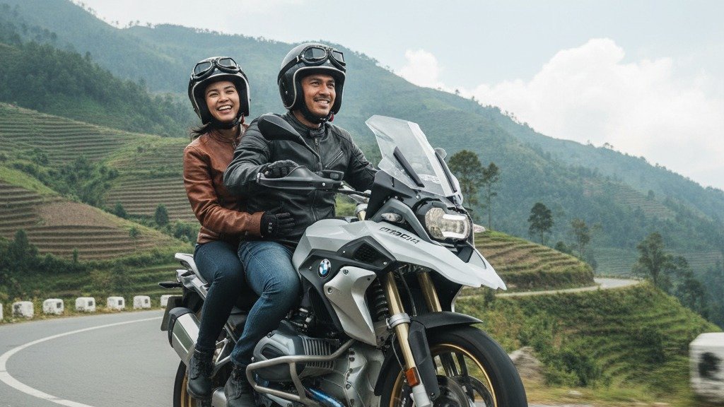 Kumpulan Prompt Gambar AI Gemini Naik Motor Keren