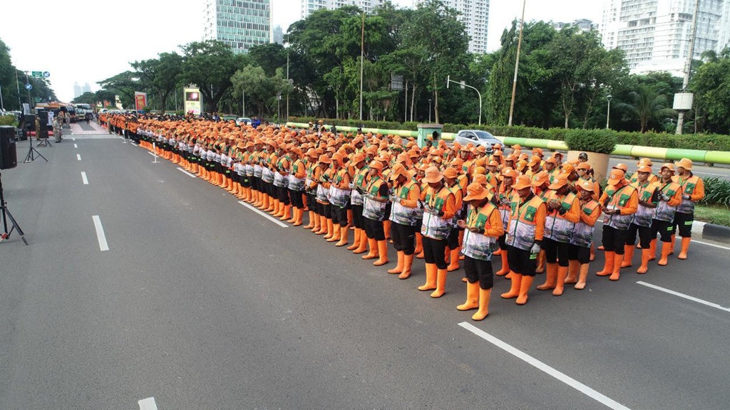 2.100 Personel DKI Disiagakan Jaga Kebersihan HUT ke-80 TNI 2.100 Personel DKI Disiagakan Jaga Kebersihan HUT ke-80 TNI