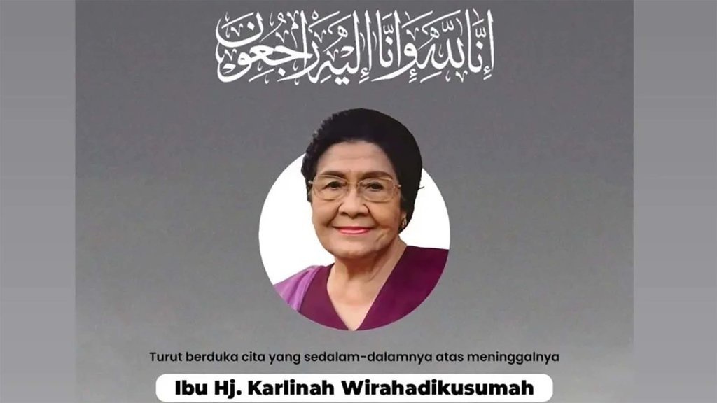 Wapres Gibran Ucap Belasungkawa Wafatnya Karlinah Djaja Atmadja