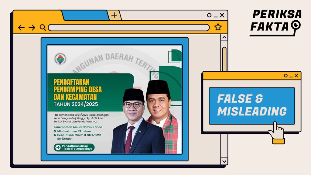 Hoaks Tautan Rekrutmen Pendamping Lokal Desa Kemendes Hoaks Tautan Rekrutmen Pendamping Lokal Desa Kemendes