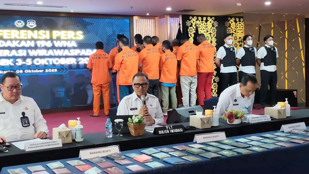 196 WNA dari 33 Negara Ditahan Imigrasi, Terbanyak Nigeria 196 WNA dari 33 Negara Ditahan Imigrasi, Terbanyak Nigeria