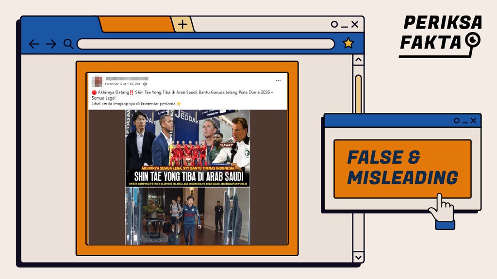 Tidak Benar Shin Tae-yong Dampingi Kluivert di Arab Saudi Tidak Benar Shin Tae-yong Dampingi Kluivert di Arab Saudi