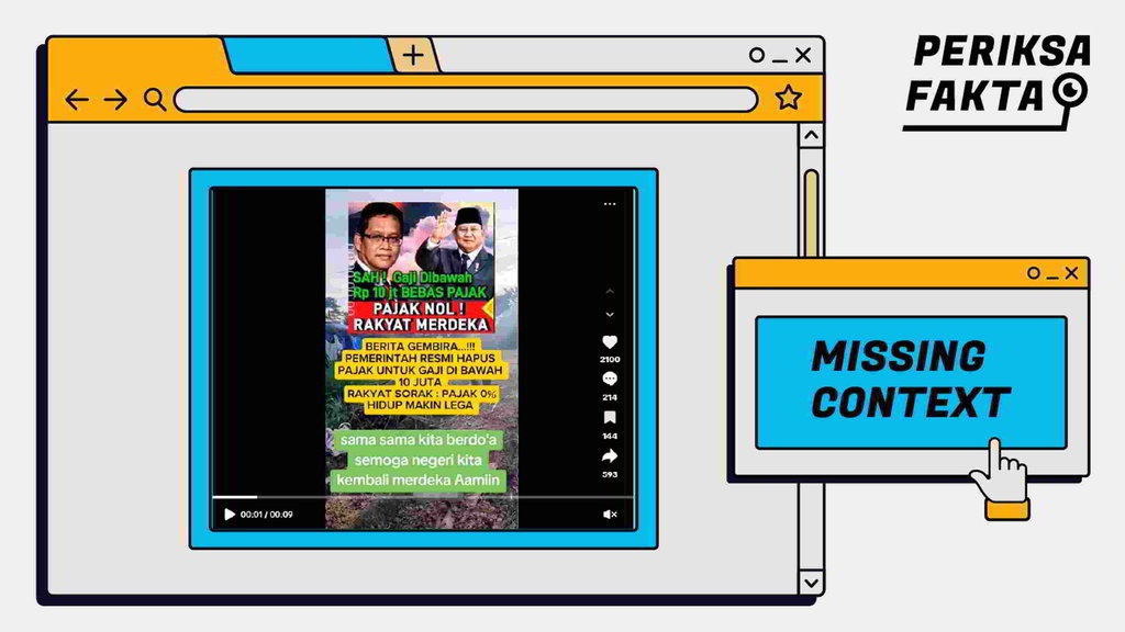 Pemerintah Hapus Pajak Seluruh Pekerja Bergaji di Bawah 10 Juta? Pemerintah Hapus Pajak Seluruh Pekerja Bergaji di Bawah 10 Juta?