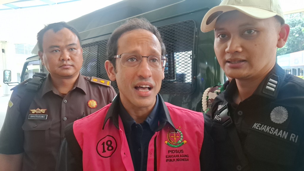 Nadiem Diperiksa di Sel Tahanan Kejari karena Masih Pemulihan Nadiem Diperiksa di Sel Tahanan Kejari karena Masih Pemulihan