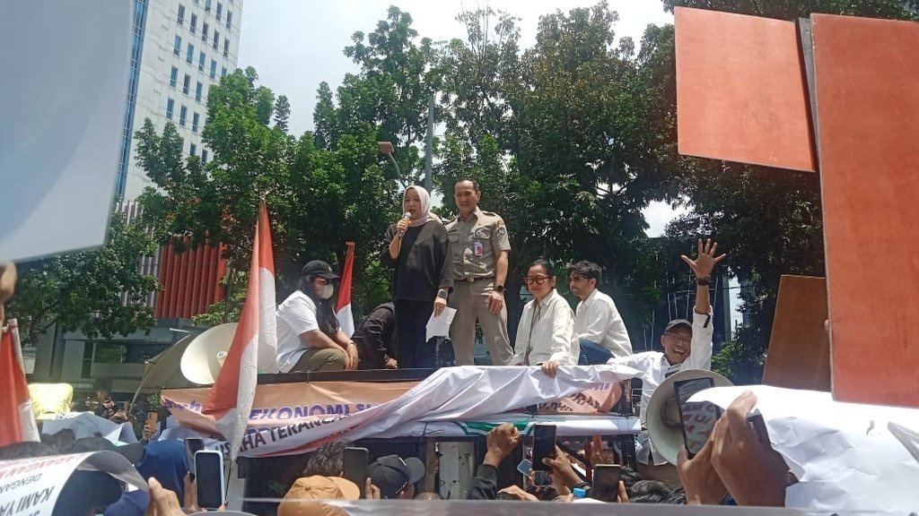 Soal Ranperda KTR, Pekerja Hiburan Unjuk Rasa ke DPRD DKI Soal Ranperda KTR, Pekerja Hiburan Unjuk Rasa ke DPRD DKI