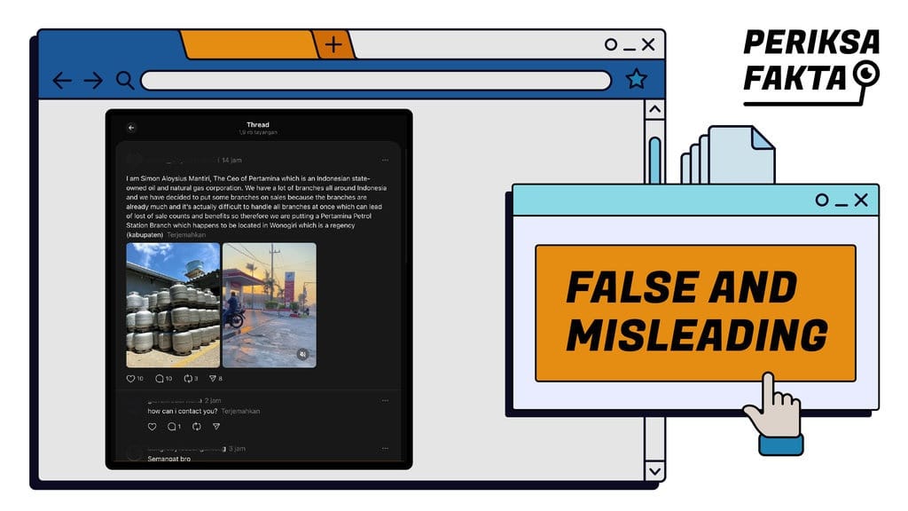 Tidak Benar Direktur Utama Pertamina Jual SPBU di Wonogiri Tidak Benar Direktur Utama Pertamina Jual SPBU di Wonogiri